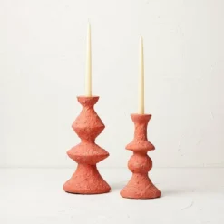 Tall Clay Taper Candle Holder Red - Opalhouse™ Designed With Jungalow™ -Opalhouse™ GUEST 030eda6c 85df 45b9 bbc4 07bae42656d4