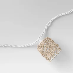 10ct Incandescent Mini Lights With Wrapped Rattan Hoods Brown - Opalhouse™ -Opalhouse™ GUEST 1611eebf 7bfb 46d6 95fc 5806cce0b33e