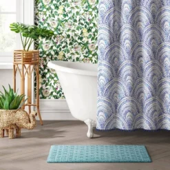 Woven Textured Aqua Bath Rug Aqua - Opalhouse™ -Opalhouse™ GUEST 2cf94305 3eae 49ae b662 de8f52a9e7dc