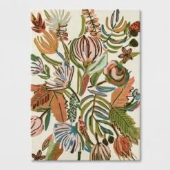 Floral Wool Tufted Area Rug Pink/White - Opalhouse™ -Opalhouse™ GUEST 31188344 1764 41c8 b8db cf880ff73088