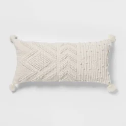 Oversize Embroidered Textured Lumbar Throw Pillow - Opalhouse™ -Opalhouse™ GUEST 399aa876 36d6 4b87 961b 9076fb8d1e43
