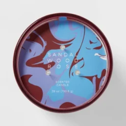 28oz Glass Sandalwood Rose Candle Burgundy - Opalhouse™ 7 28oz Glass Sandalwood Rose Candle Burgundy - Opalhouse™ -Opalhouse™ GUEST 44dfd8e3 508e 4243 a6bb 4bb1c2bed4a3