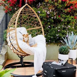 Britanna Patio Hanging Egg Chair - Natural - Opalhouse™ 11 Britanna Patio Hanging Egg Chair - Natural - Opalhouse™ -Opalhouse™ GUEST 4b072736 06c1 4fa1 8662 422f2020ef23