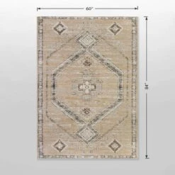 5'x7' Sunset Moroccan Tapestry Rectangular Woven Outdoor Area Rug Light Brown - Opalhouse™ -Opalhouse™ GUEST 600501e1 0d8a 42f2 9afb 1f6245befe8b