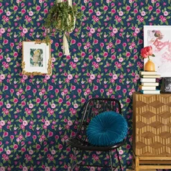 Marker Floral Coordinate Peel & Stick Wallpaper - Opalhouse™: Removable, Self-Adhesive, Bohemian Botanical Decor -Opalhouse™ GUEST 88510ca5 879c 4299 a507 f3b9b00b9973