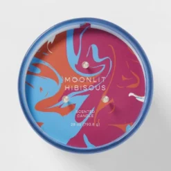 28oz Glass Moonlit Hibiscus Candle Light Blue - Opalhouse™ 7 28oz Glass Moonlit Hibiscus Candle Light Blue - Opalhouse™ -Opalhouse™ GUEST 9562dc6d 4e42 481c 91d9 1f68f9f8ac72