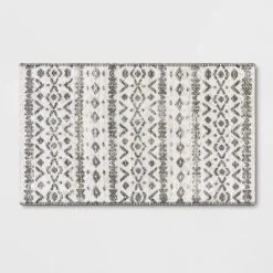 Diamond Printed Accent Aztec Rug Black - Opalhouse™ -Opalhouse™ GUEST 9a5f0d3a 6dc0 4cc2 a7e1 7c16bb3d54a2
