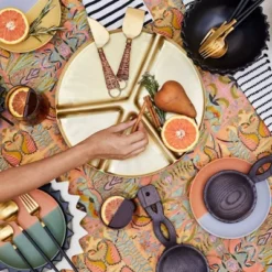 5pc Stainless Steel Silverware Set Black/Gold - Opalhouse™ Designed With Jungalow™ -Opalhouse™ GUEST 9c600b8c 28d5 45e2 a4c3 ad1088a92ce8