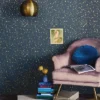 Celestial Peel & Stick Wallpaper Navy/Gold - Opalhouse™: Removable Vinyl, Self-Adhesive, Stain-Resistant, 27.5 Sq Ft Coverage -Opalhouse™ GUEST 9e122f3a e482 42df 9158 df169408f3c1