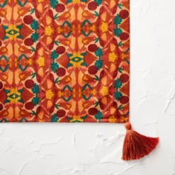 84" X 60" Cotton Calling In The Abundance Tablecloth With Tassels - Opalhouse™ Designed With Jungalow™ -Opalhouse™ GUEST a67c5ef4 30b6 4941 a839 cc1d3823d1a6