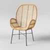 Lily Rattan Armchair With Metal Legs - Assembly Required - Opalhouse™ -Opalhouse™ GUEST afbf21b8 b34d 49d3 8cec e60254d7c3d4