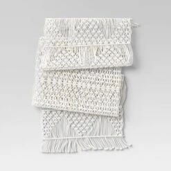 Cotton Macrame Runner White - Opalhouse™ -Opalhouse™ GUEST c5fab824 fe39 4973 9dab 7f6bd6fcfb15
