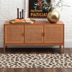 Daffodil Leopard Print Woven Rug - Threshold™ -Opalhouse™ GUEST ca6f0185 7f07 4025 bbdb 2103d7e23c18