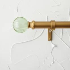 Faux Jade Ball Curtain Rod Brass - Opalhouse™ Designed With Jungalow™ -Opalhouse™ GUEST d7507ef0 fa5a 4b13 920f 0c72746f2e61
