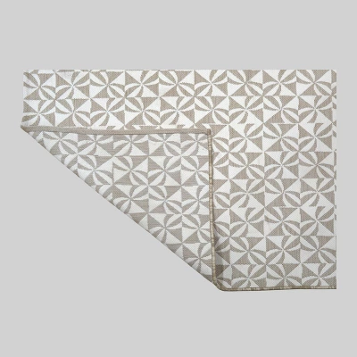 Cameo Outdoor Rug Gray/White - Opalhouse 4 Cameo Outdoor Rug Gray/White - Opalhouse - Image 2
