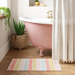Banded Striped Bath Rug - Opalhouse™ -Opalhouse™ GUEST d97dcca7 4f82 46b3 bc82 7b092ed38d3d