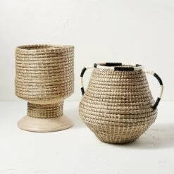 Seasgrass And Bamboo Woven Pedestal Vase - Opalhouse™ Designed With Jungalow™ 7 Seasgrass And Bamboo Woven Pedestal Vase - Opalhouse™ Designed With Jungalow™ -Opalhouse™ GUEST f40310db 34b9 40f3 aeb2 f7887abcfcc9