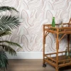 Agate Stone Peel & Stick Wallpaper Cream - Opalhouse™: Removable, Self-Adhesive, Geometric Swirl, 27.5 Sq Ft Coverage -Opalhouse™ GUEST ffbac591 c75c 466f 8d9b a49f7eb8794b