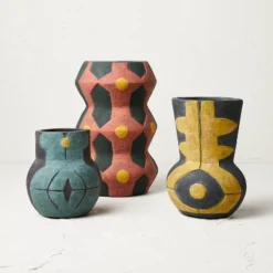 Small Geo Pattern Vase Yellow - Opalhouse™ Designed With Jungalow™ -Opalhouse™ GUEST ffdfb76e 4af7 4a2f bf54 eb82c22ddd07